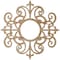 Ekena Millwork Dijon Wood Fretwork Pierced Ceiling Medallion, Red Oak, 34"OD x 11"ID x 3/8"T CMWP34X34X0375DIRO - alternate 4